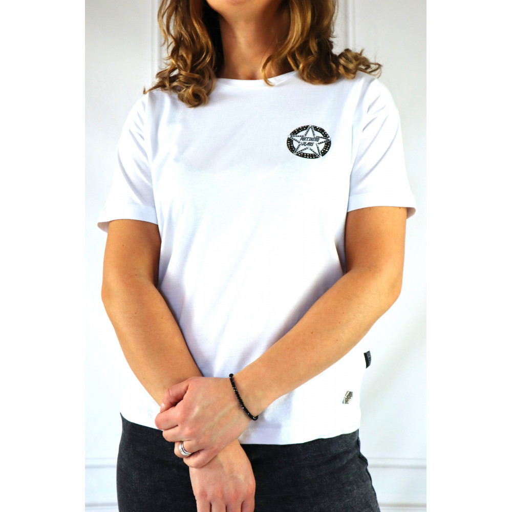 PUCCINO T-shirt damski z logo